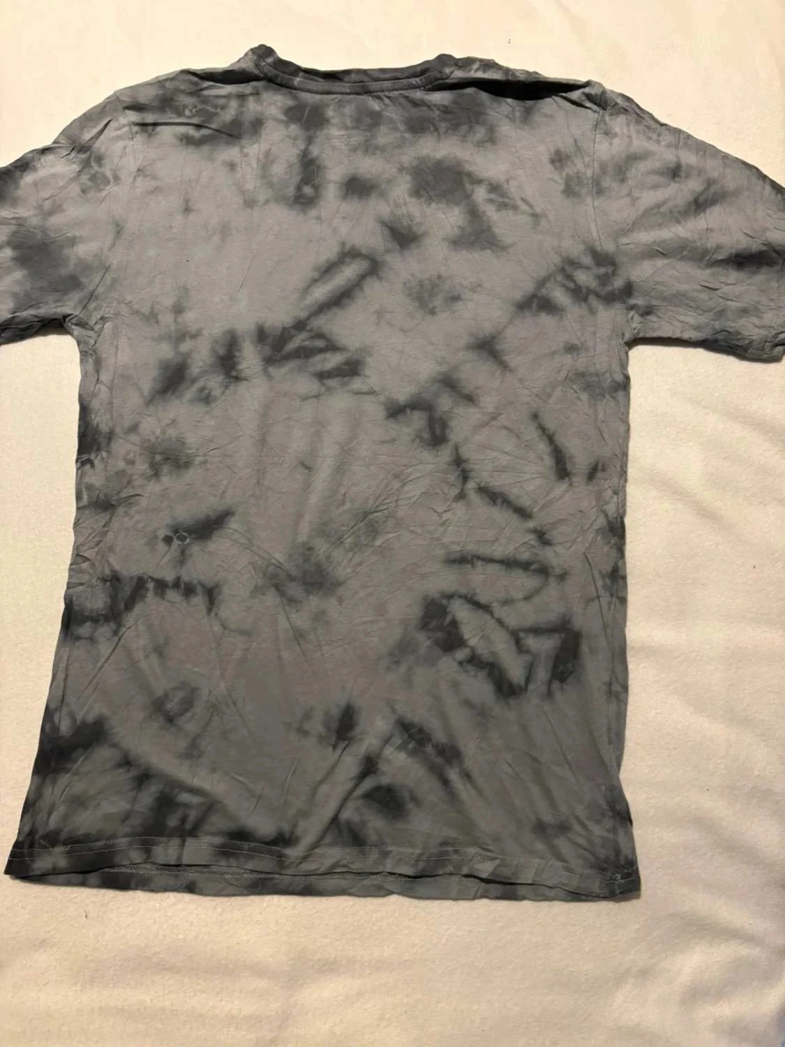 Camiseta tie-dye gris negro New Braunfels NB college US streetwear vintage unisexo S – photo 3